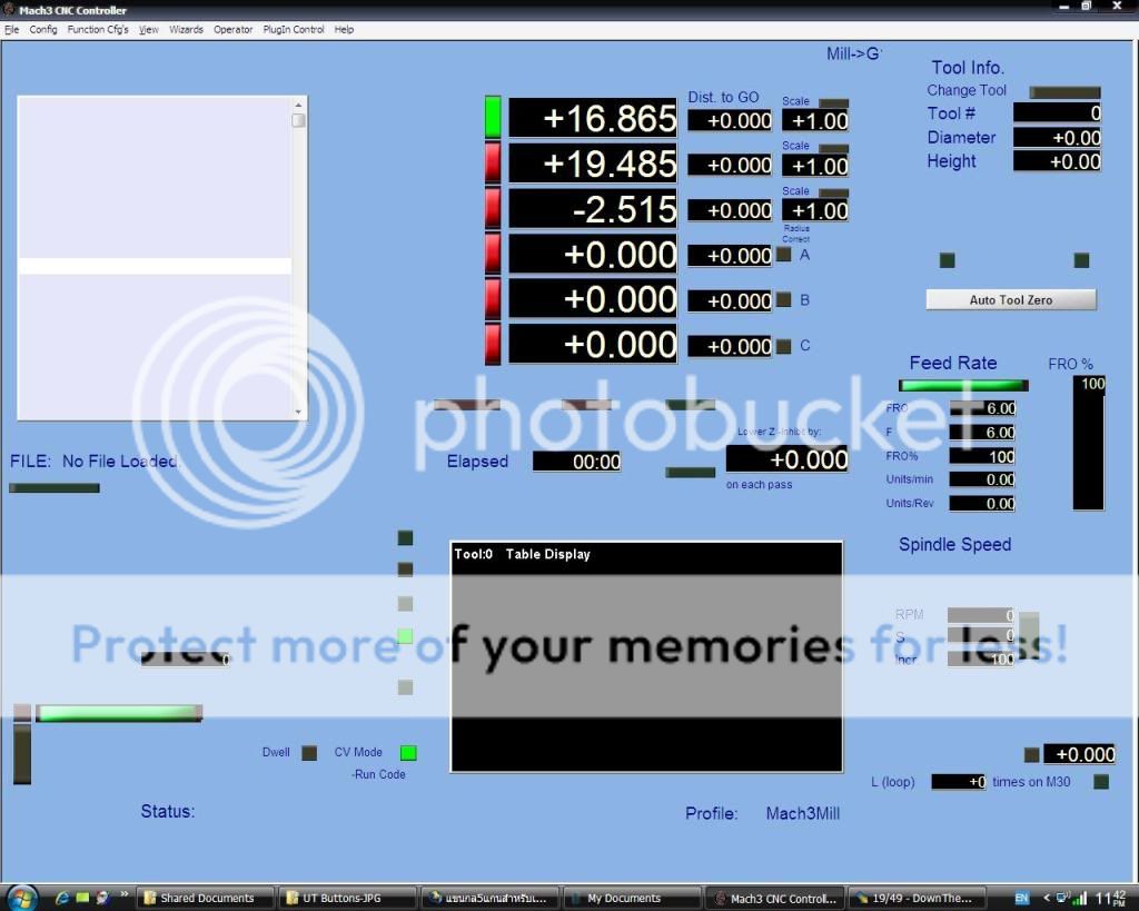 Mach3 R3.042.036 กับ 6 Axis Screen Set ไม่สมบูรณ์ ครับ